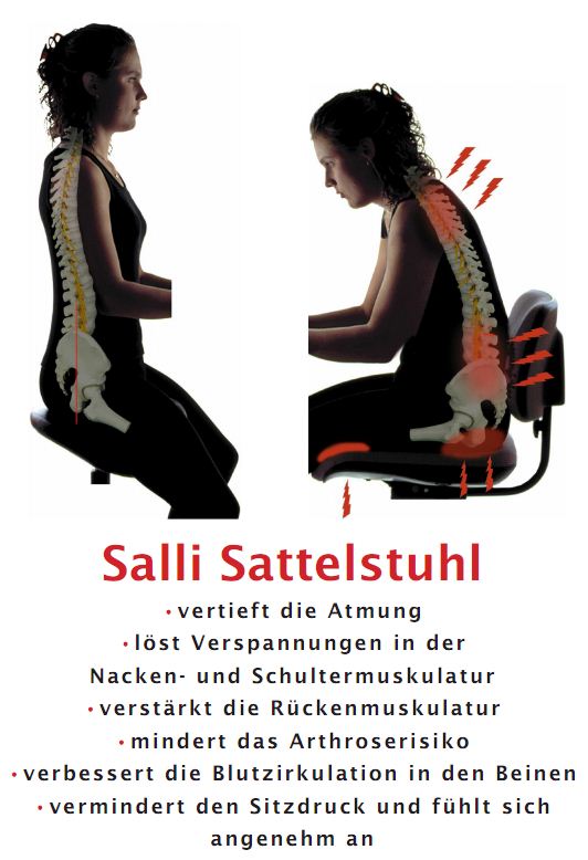 Salli Sattelstühle gesundes sitzen Salli Sattelstühle gesundes sitzen